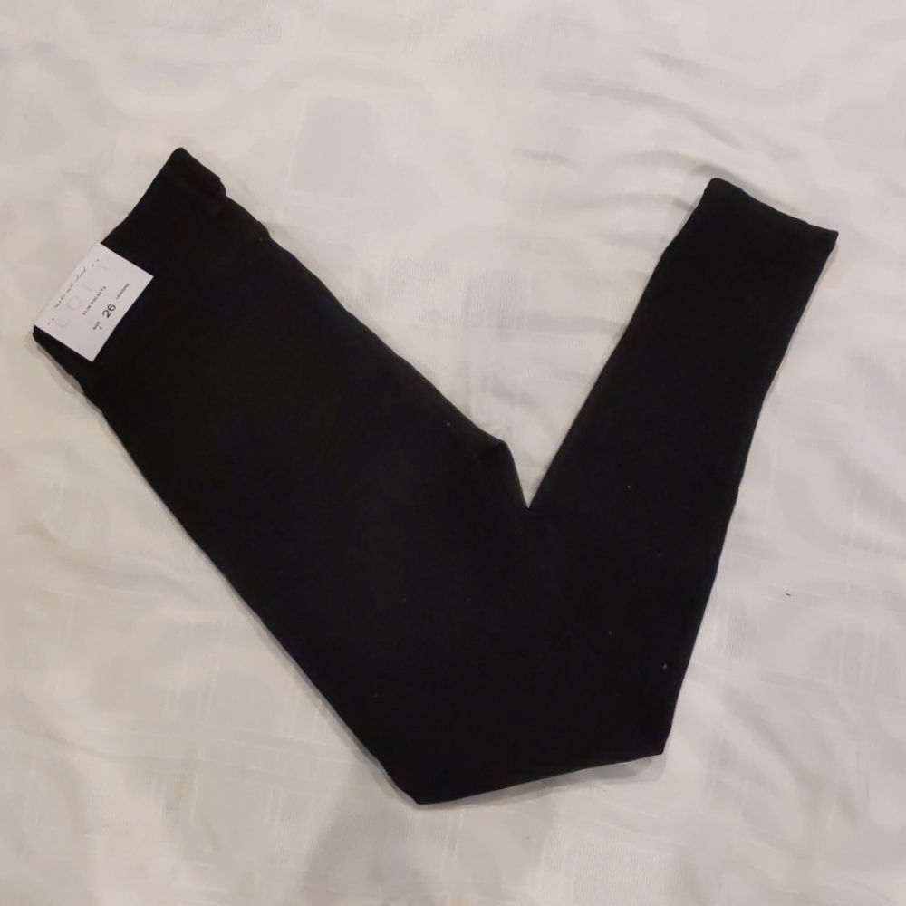 Loft Black Leggings Jeans - Brand New!